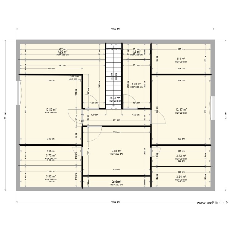 plan  maison ETAGE . Plan de 0 pièce et 0 m2