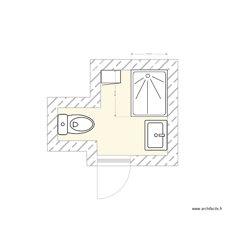 Grand 90x70. Plan de 0 pièce et 0 m2