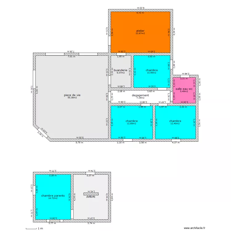 maison doudou malou. Plan de 