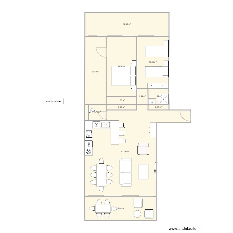 Plan lajarrige 83m2 base. Plan de 0 pièce et 0 m2