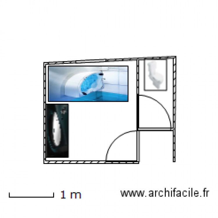 salle de bain new idea. Plan de 0 pièce et 0 m2