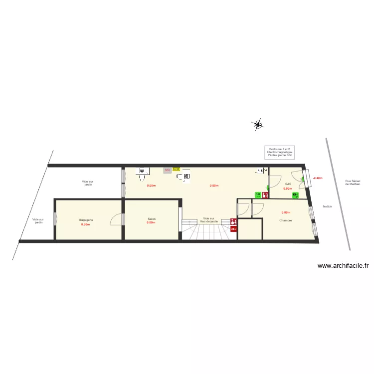 Hotel Ryad . Plan de 