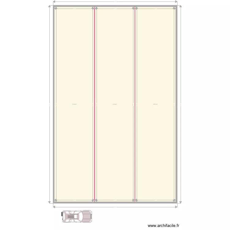 CENON TERRAIN. Plan de CENON TERRAIN. Plan de