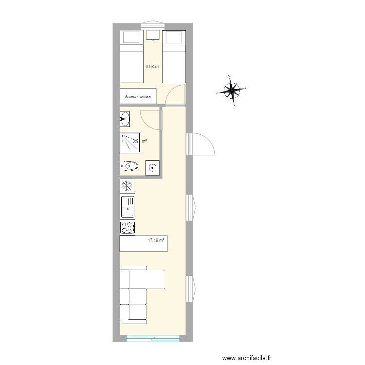 Container 1. Plan de 0 pièce et 0 m2