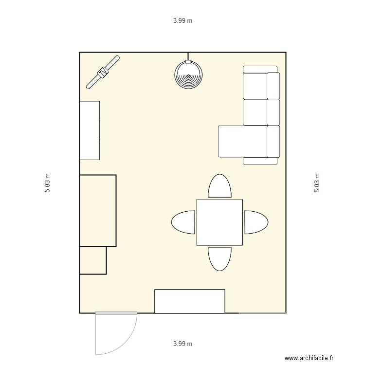 salon doyon. Plan de 0 pièce et 0 m2