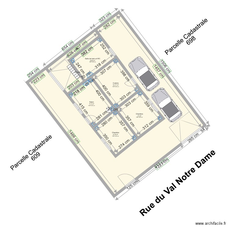 plan de masse avant 33. Plan de 0 pièce et 0 m2