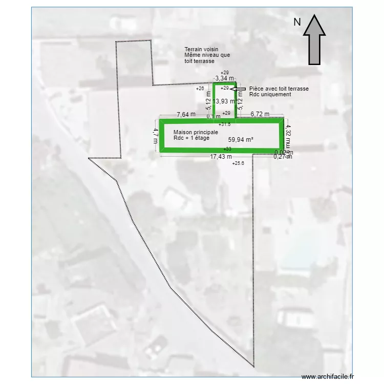 DP2 avant travaux3. Plan de 