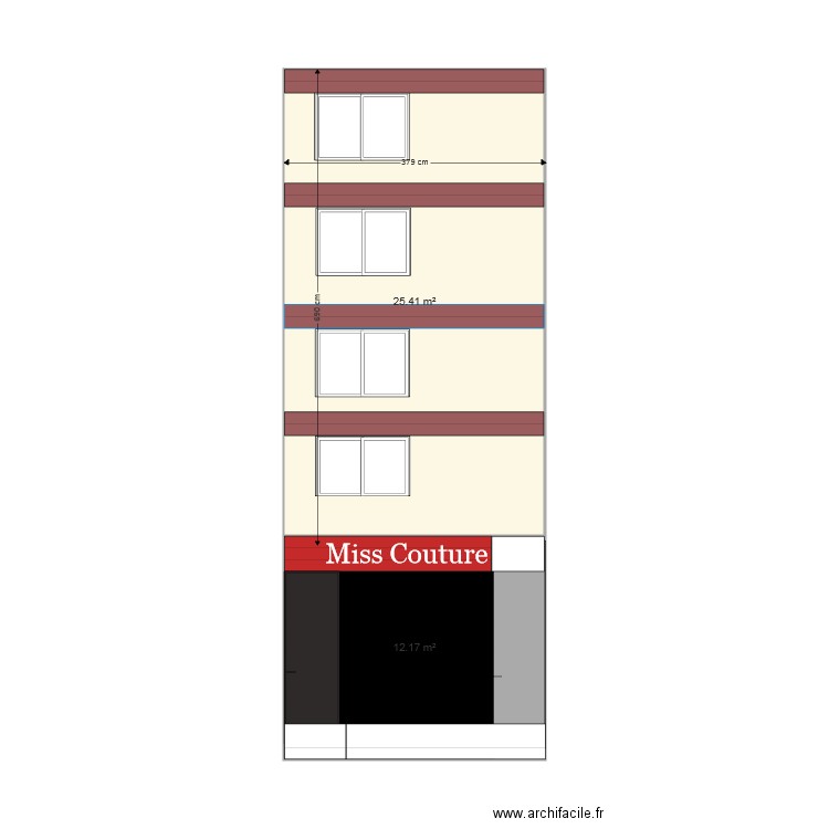 Grain de café. Plan de 0 pièce et 0 m2