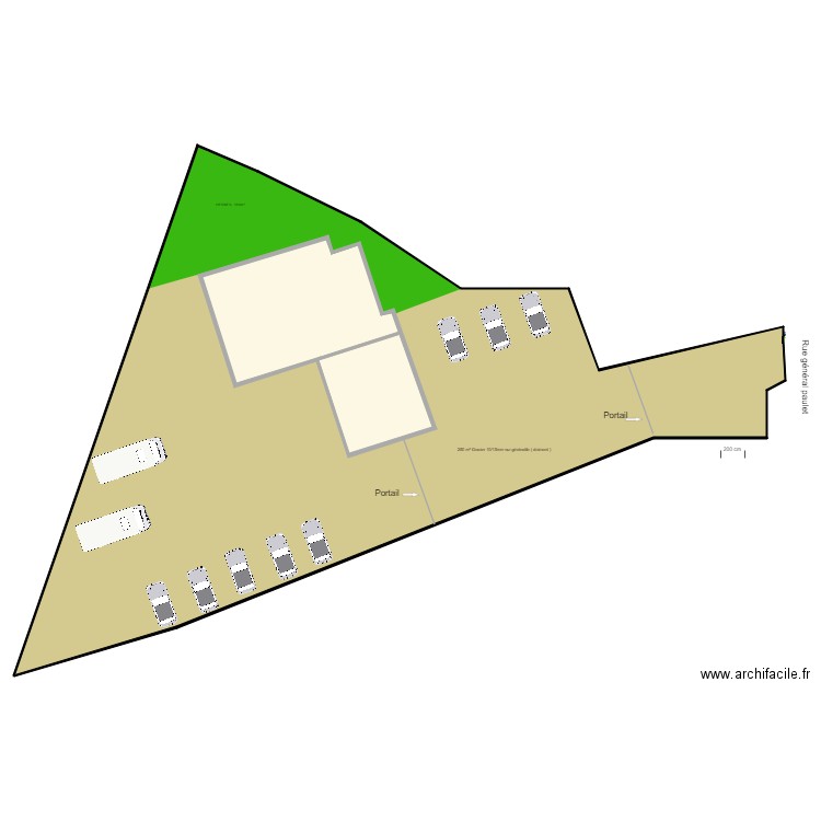 plan pour comptable. Plan de 0 pièce et 0 m2