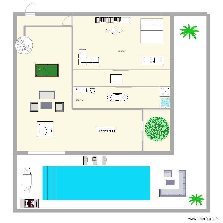 loft. Plan de 0 pièce et 0 m2