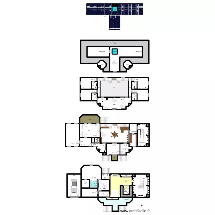 La terre enchant&eacute;e. Plan de 