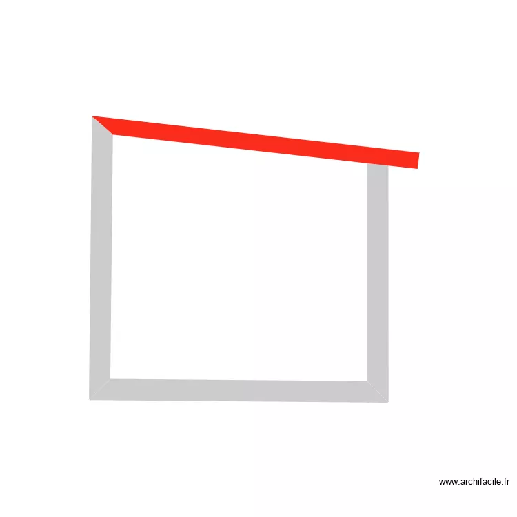 vue coter gauche. Plan de 
