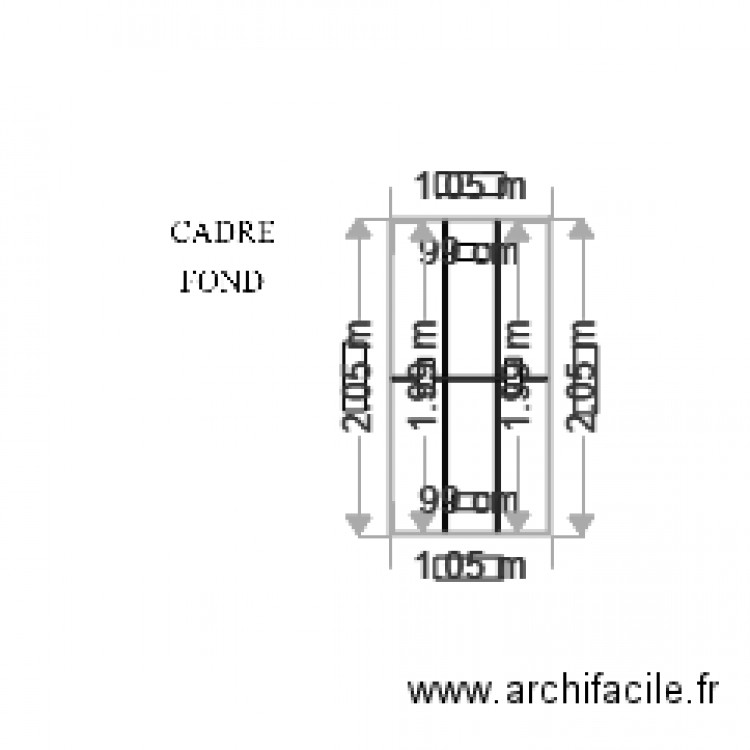 plan cadre fond 1. Plan de 0 pièce et 0 m2