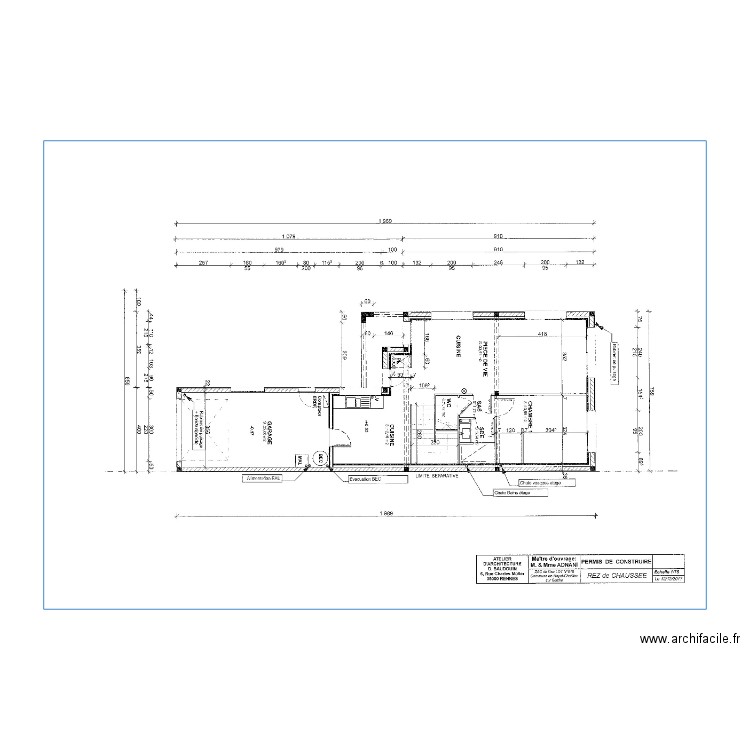 rdc adn new. Plan de 0 pièce et 0 m2