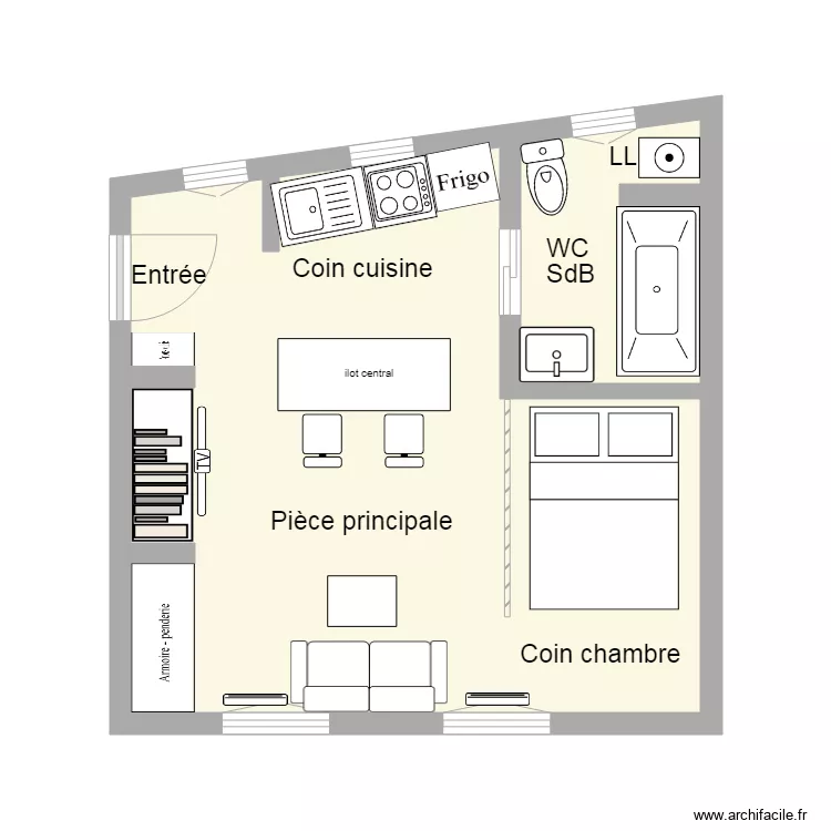 16 Cloitre ND. Plan de 