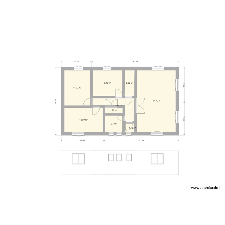 maison actuelle new vierge. Plan de 0 pièce et 0 m2