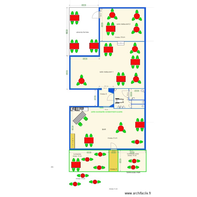 l air bleu V5. Plan de 0 pièce et 0 m2