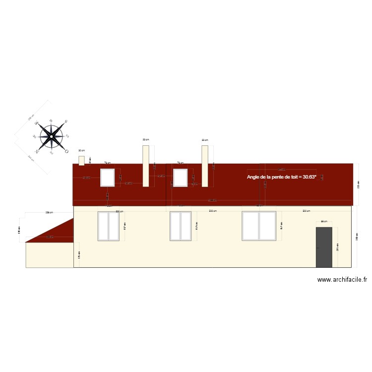 DP04 fenêtre de toit. Plan de 0 pièce et 0 m2