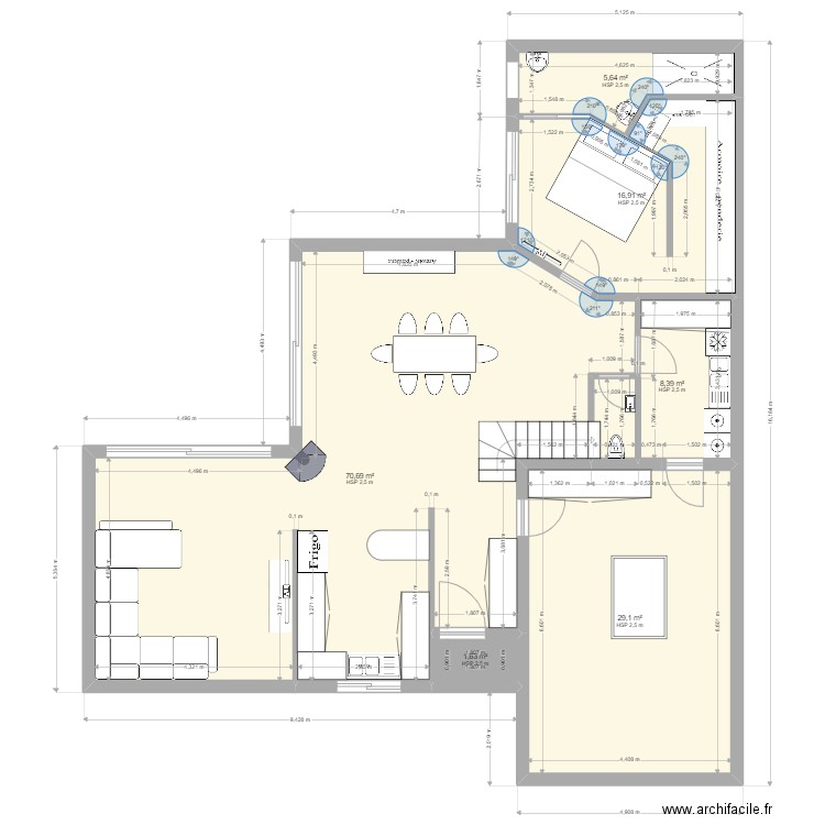 Projet KrysDeRoy. Plan de 0 pièce et 0 m2