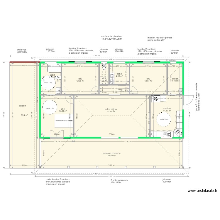 maison 12 test. Plan de 0 pièce et 0 m2