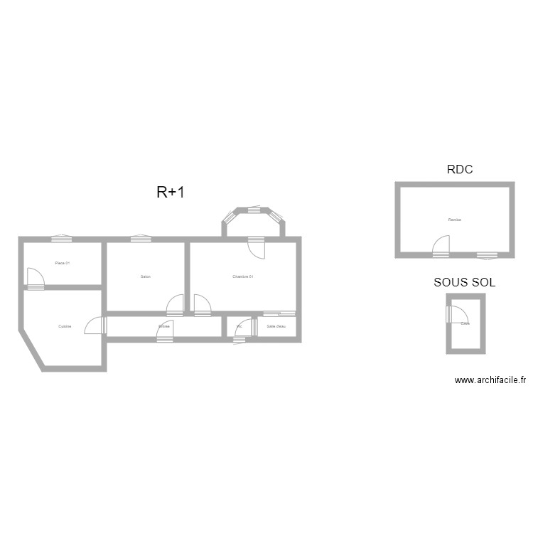 350600684. Plan de 10 pièces et 79 m2