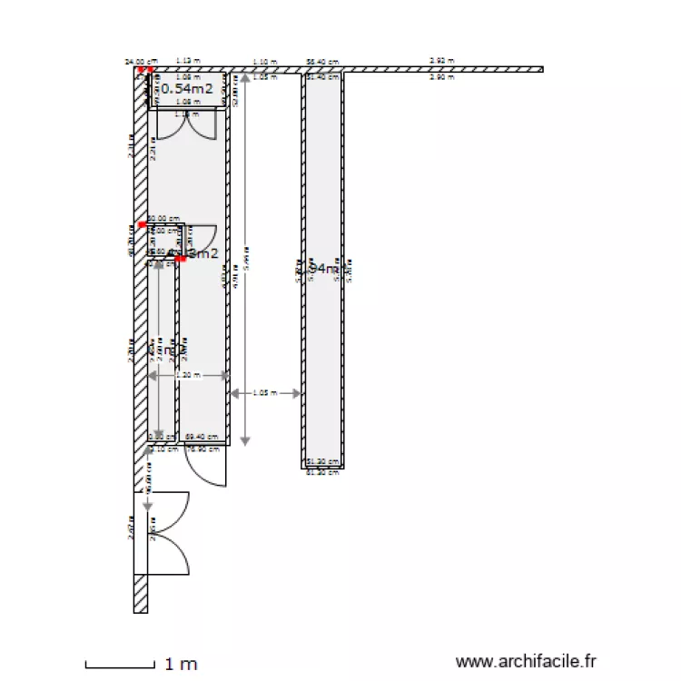 magasin chambre . Plan de 