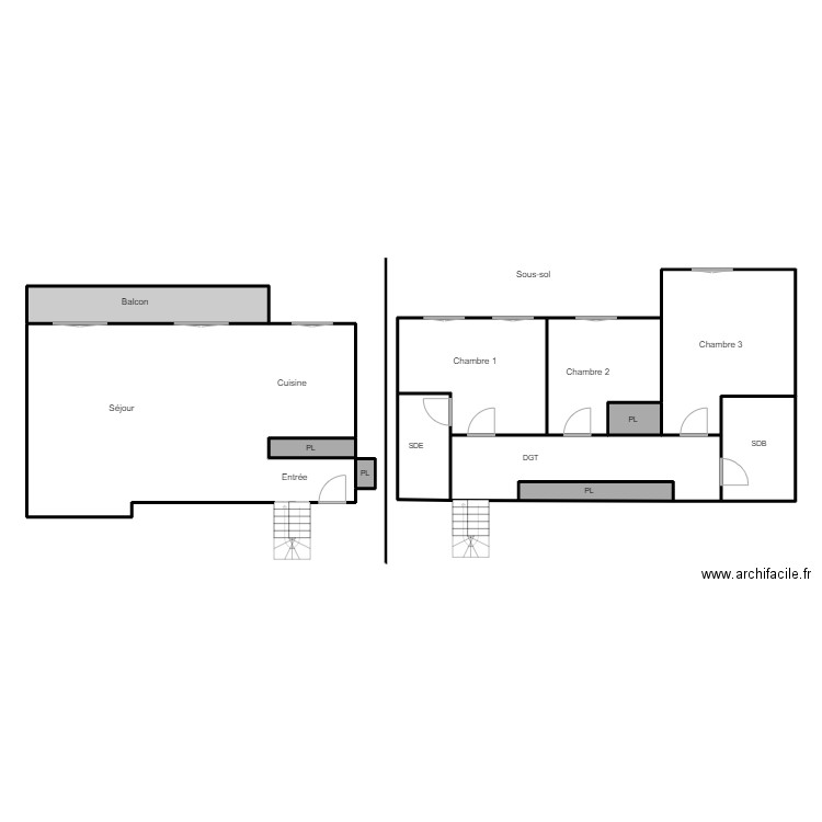 PLAN CHEMLA PACO. Plan de 0 pièce et 0 m2