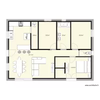 plein pied 90m2 3 chambres