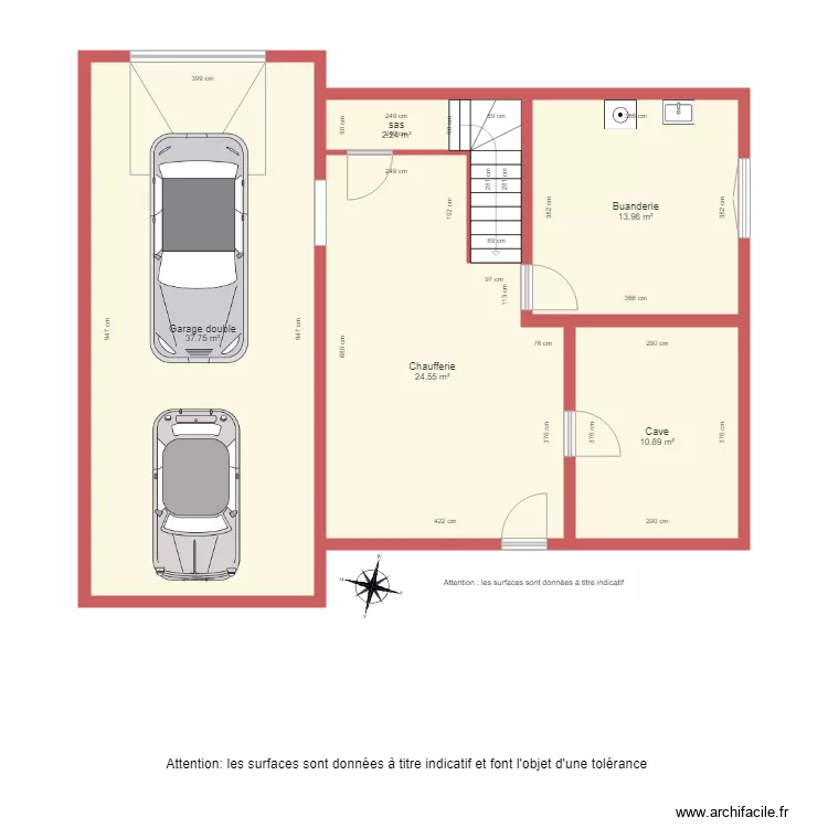 BI 1445 rdc. Plan de 