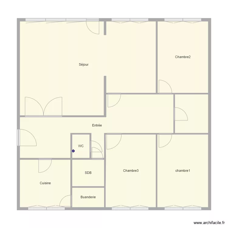 Plan St Hubert original. Plan de 