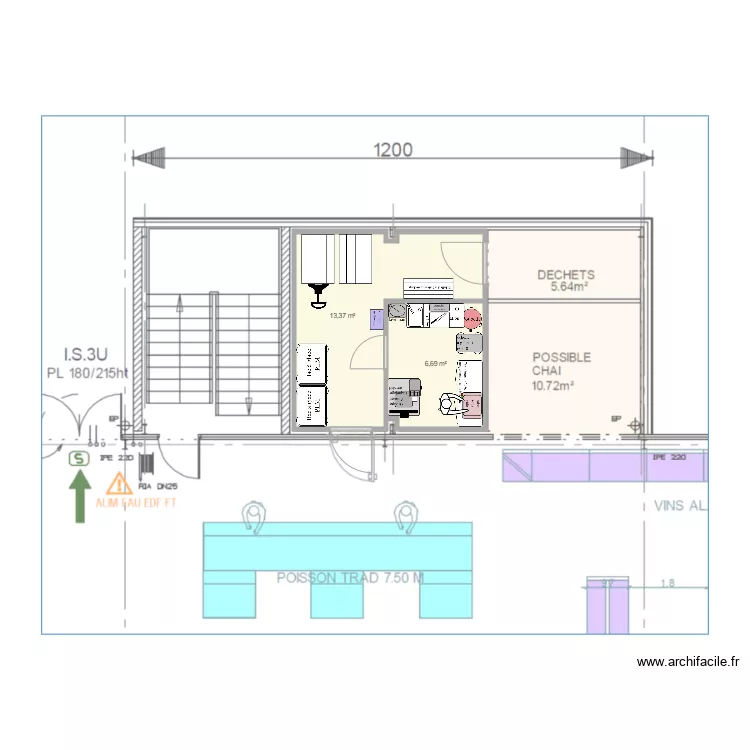 Villars les Dombes Poisson. Plan de 