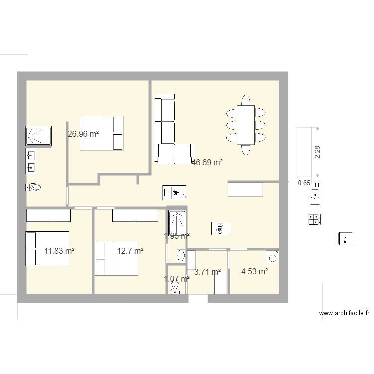 MAISON VAL 2. Plan de 0 pièce et 0 m2