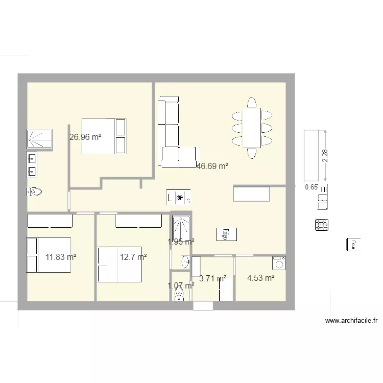 MAISON VAL 2. Plan de 