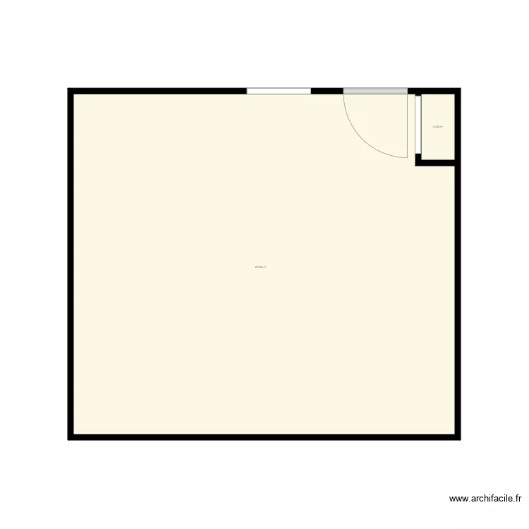 RIVIERE EXISTANT. Plan de 