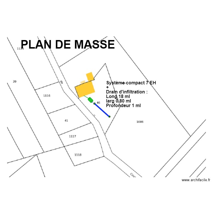 Zapata. Plan de 0 pièce et 0 m2