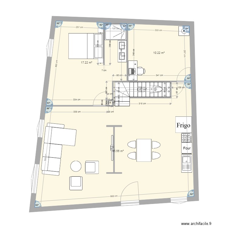 cote plancher. Plan de 0 pièce et 0 m2