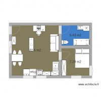 Appartement pour étudiant une chambre sans circuit