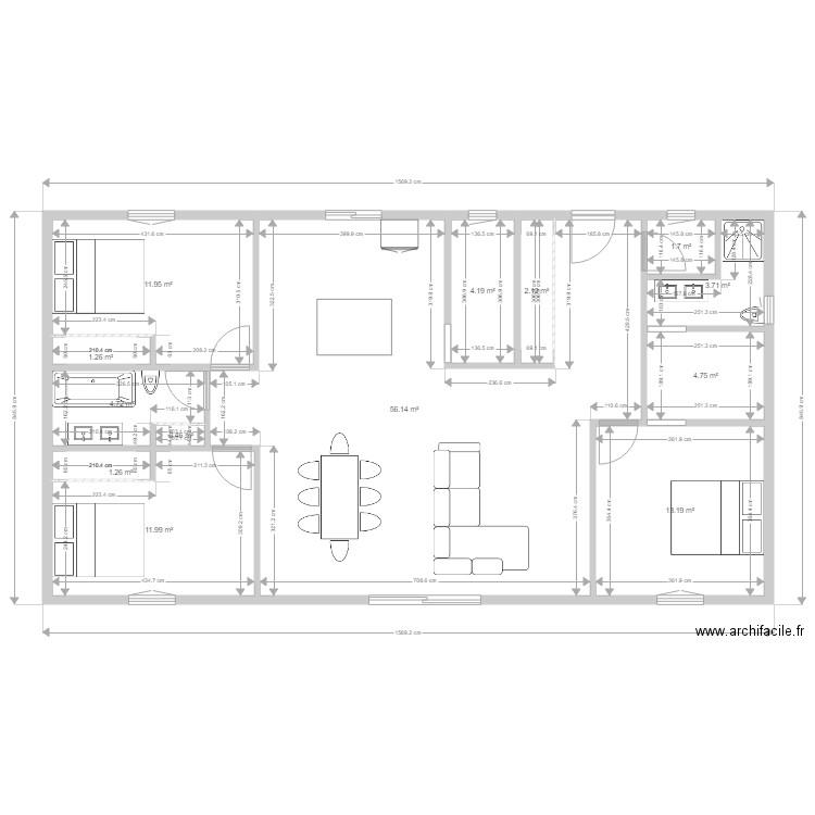 MaisonT3 AVEC STUDIO. Plan de 0 pièce et 0 m2