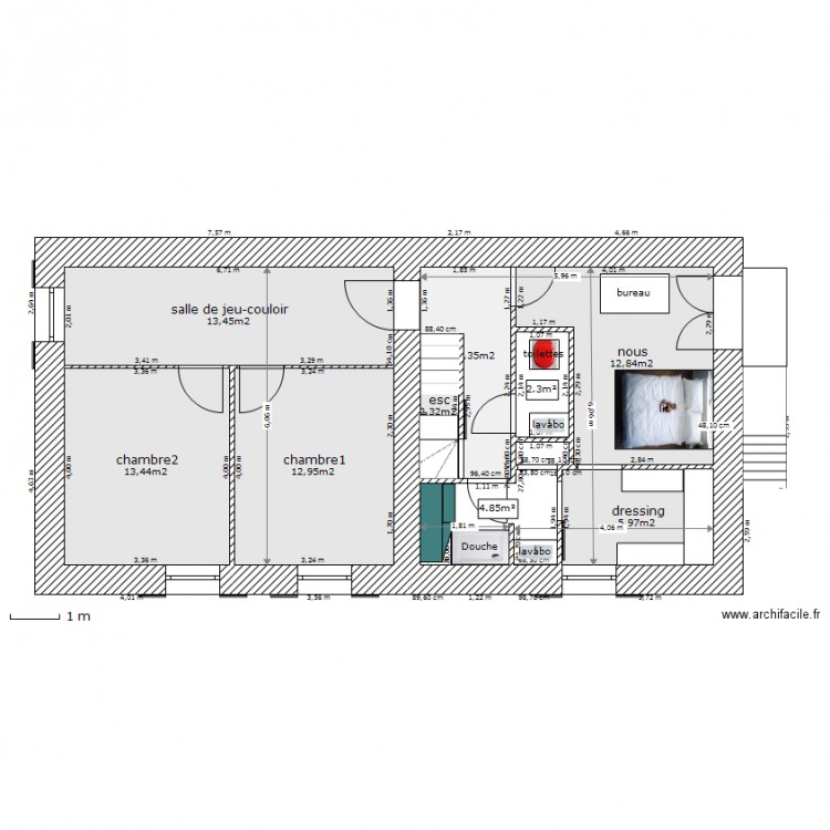 etage2. Plan de 0 pièce et 0 m2