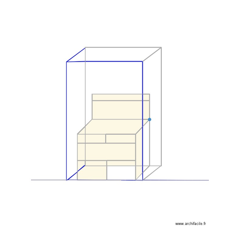 vitrine 163. Plan de 16 pièces et 2 m2