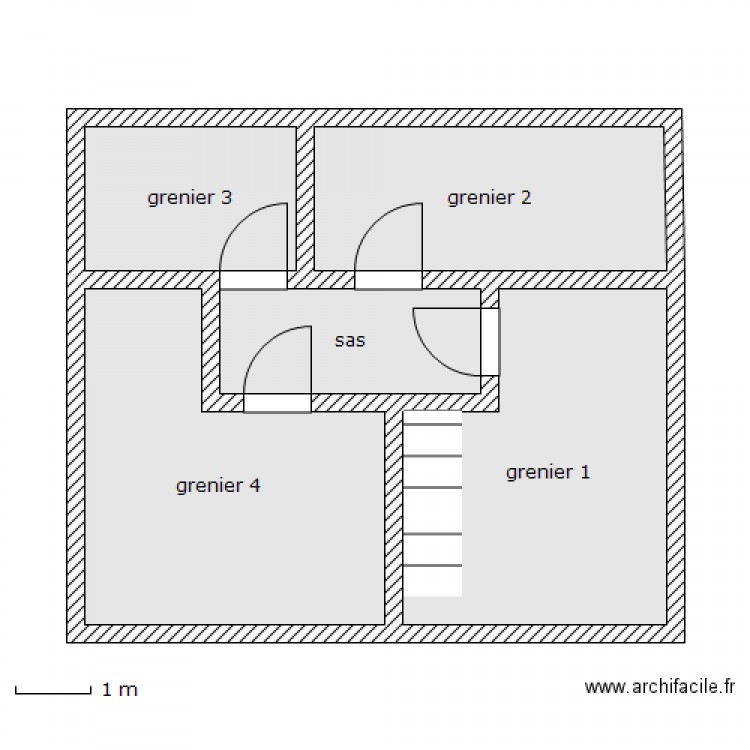 grenier 14 paul bert. Plan de 0 pièce et 0 m2