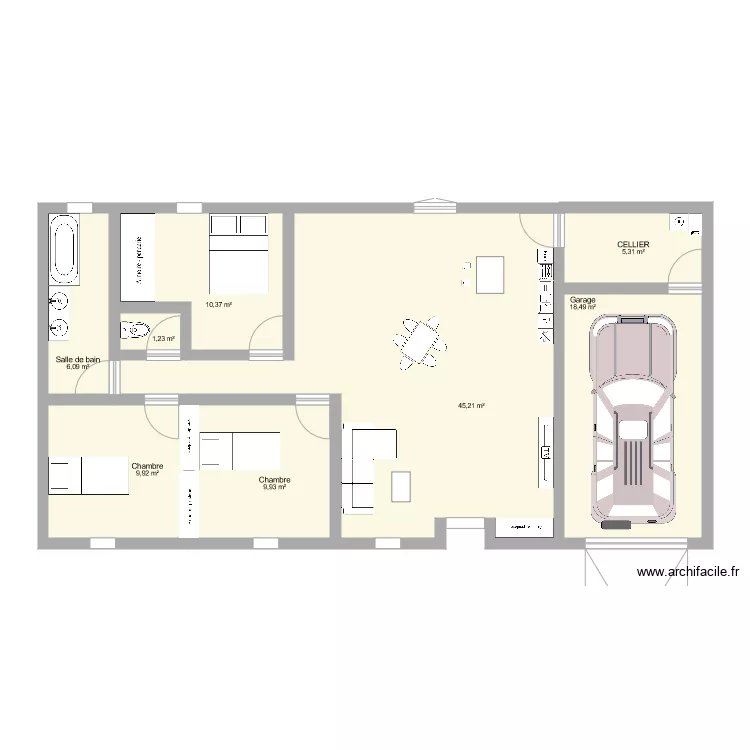 PLAN MAISON 4. Plan de 