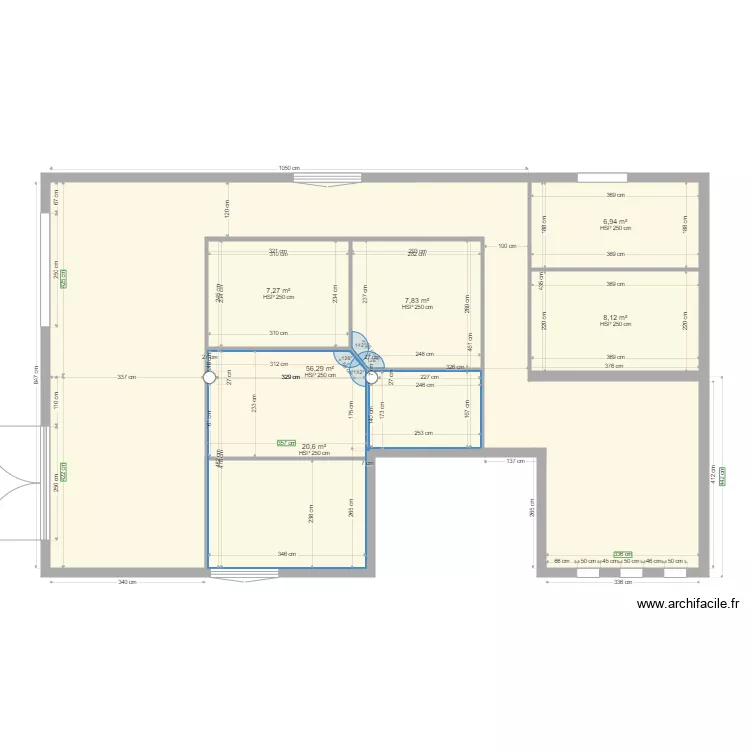 plan cloison. Plan de plan cloison. Plan de