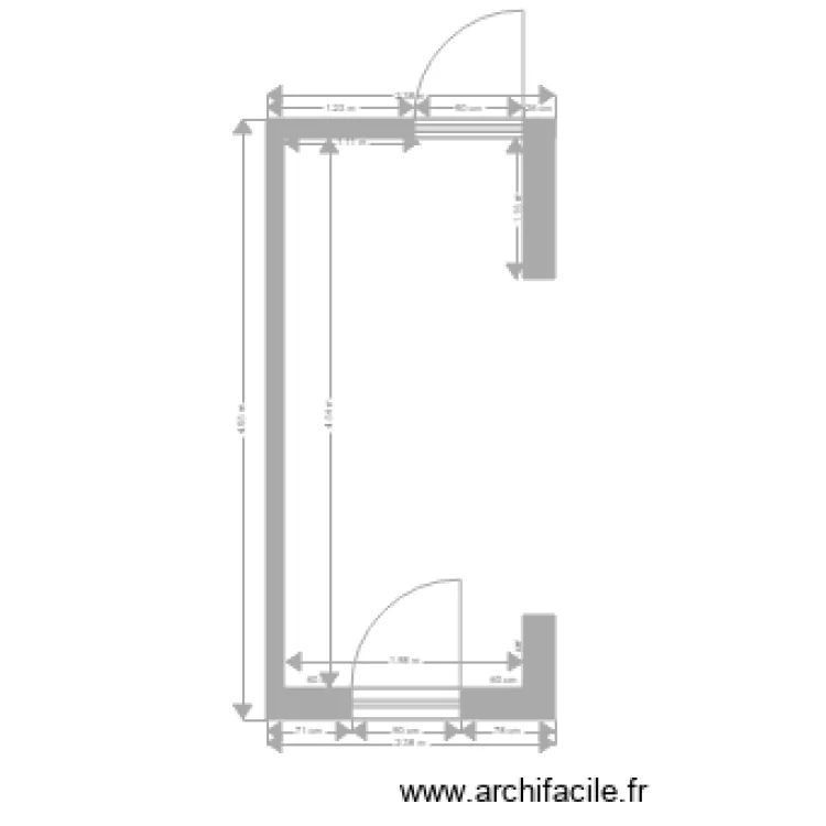 CUISINE VALREAS 2 A porte droite . Plan de 