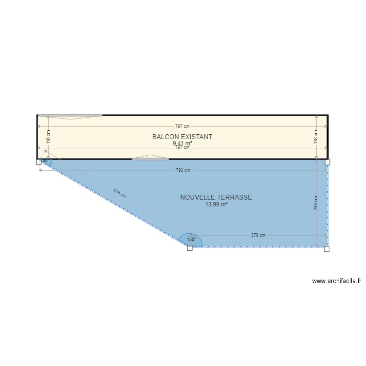 GARNAUD. Plan de 0 pièce et 0 m2