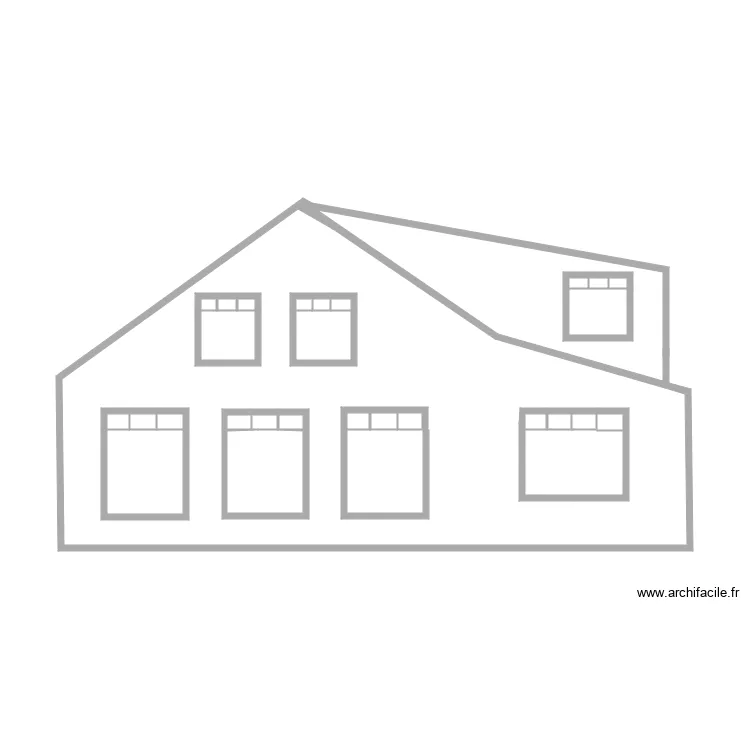 FACADE AVANT. Plan de 