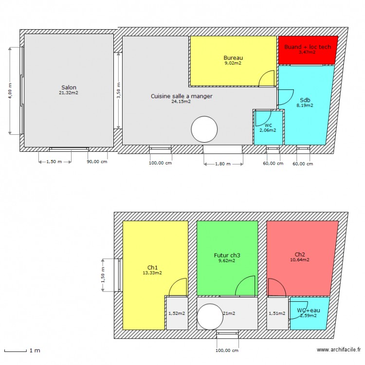 grange 3. Plan de 0 pièce et 0 m2