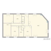 Plan de maison avec cloisons intérieures 7