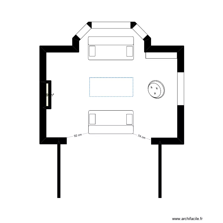 Salon maison. Plan de Salon maison. Plan de