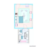 Plan de chambre + salle de bain